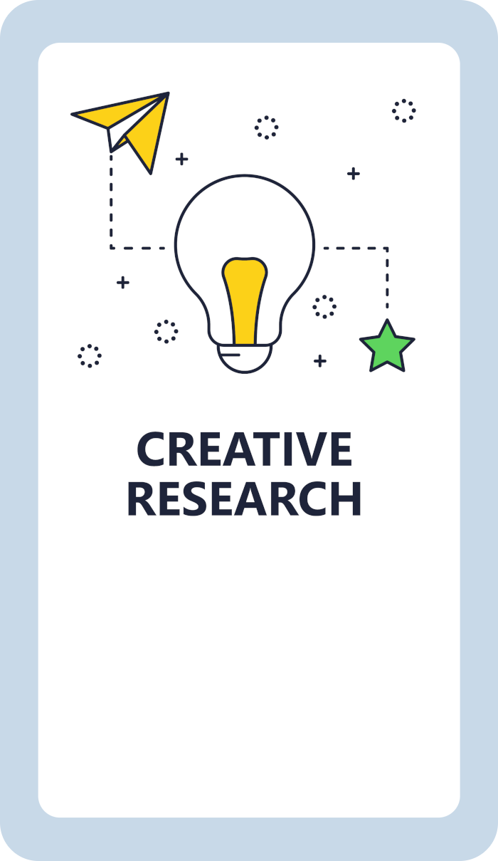 Our services - Creative website research link