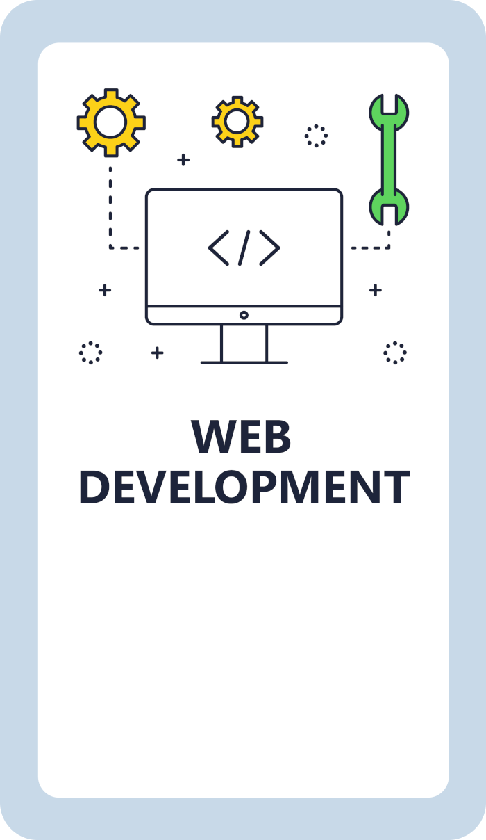 Our services - Web development link